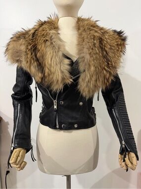 Malibu London Real Leather Jacket